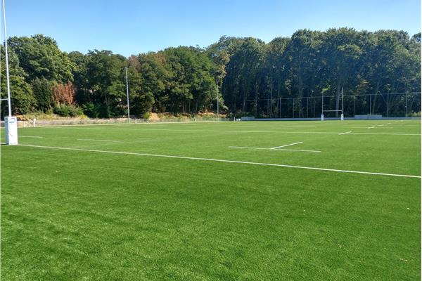 Aménagement terrain de rugby synthétique - Sportinfrabouw NV